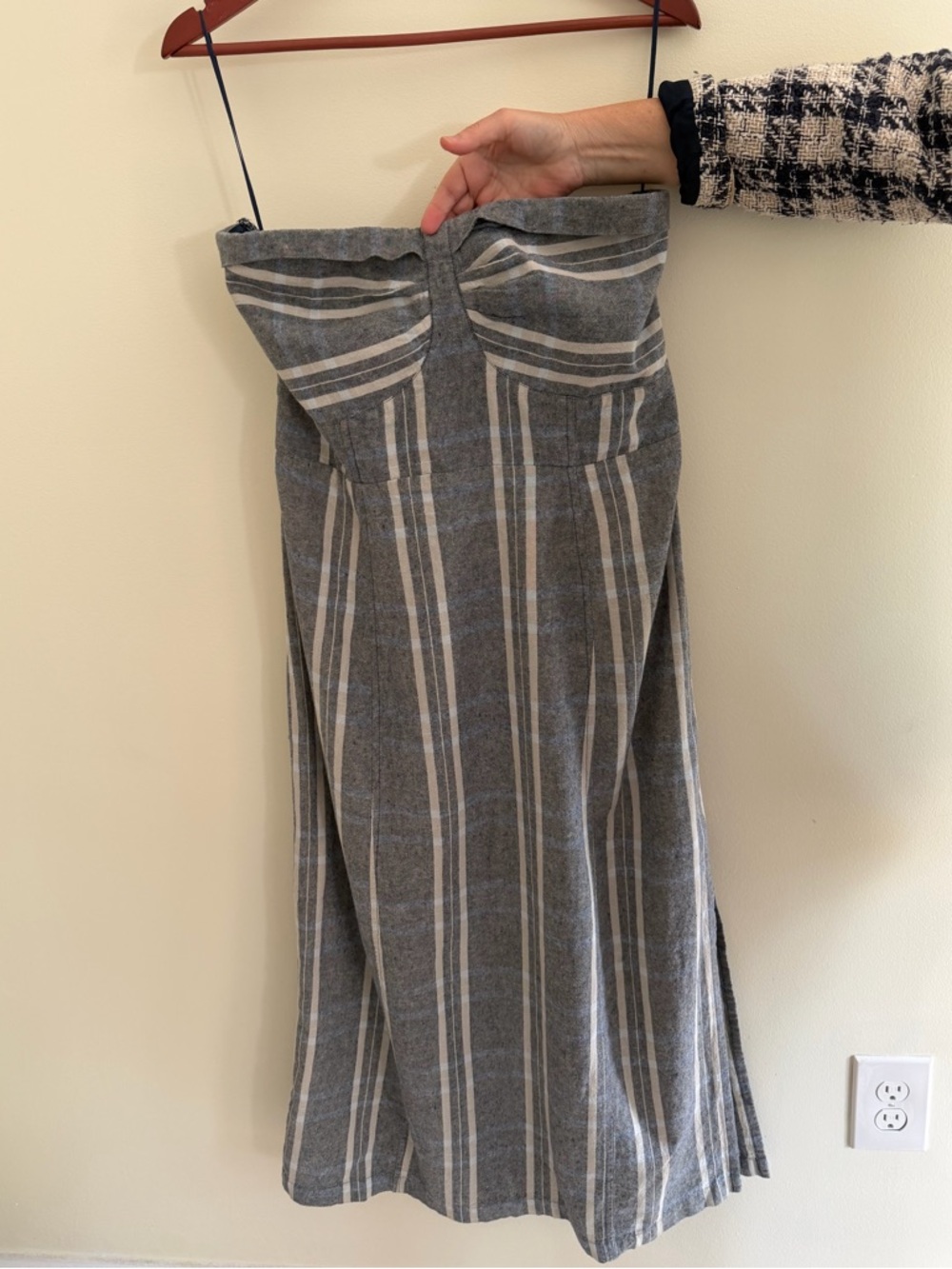 FREE PEOPLE STRAPLESS MIDI DRESS - Picture 11 of 13